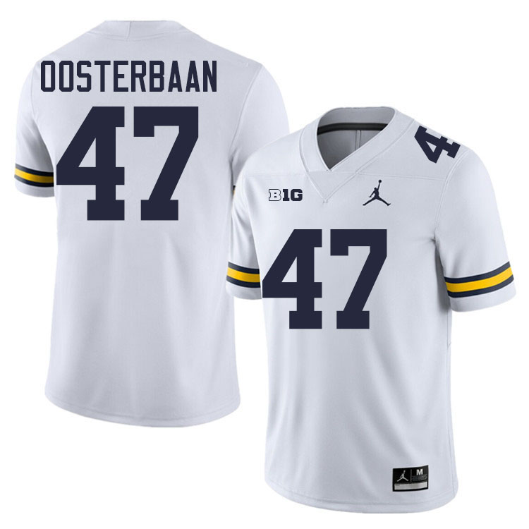 Bennie Oosterbaan Michigan Jersey,Michigan Wolverines #47 Bennie Oosterbaan Jersey Youth-White